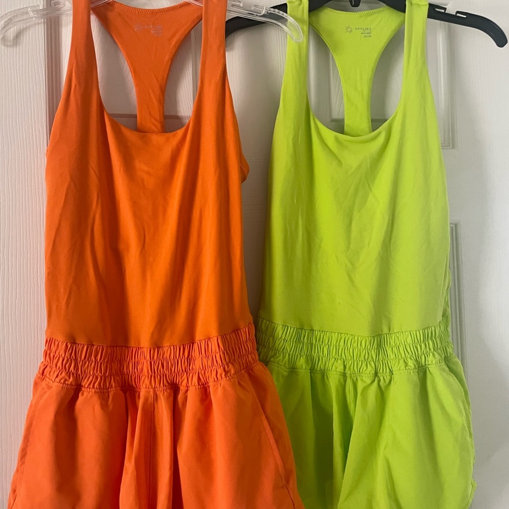 Neon Green Tank Real Me Hotstuff Romper Offline by Aer…